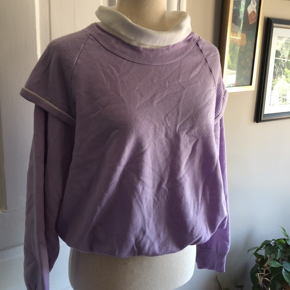 Vintage Carlton Fashion Light Purple Pullover Size Small - Picture 2 of 8